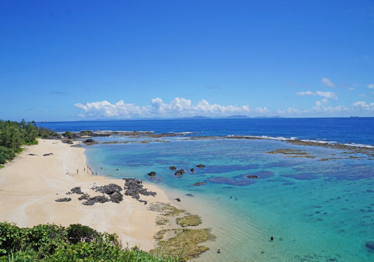 Azure seas and pale sands, Ryukyu Islands, Japan
