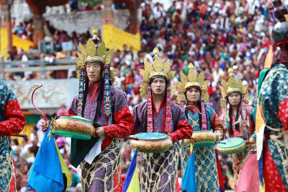 tourhub | YellowWood Adventures | Bhutan's Thimphu Tshechu & Gangtey Tshechu Festivals 