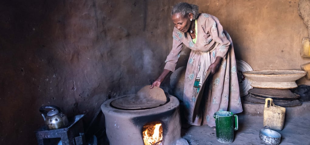 Cooking Injera, Ethiopia