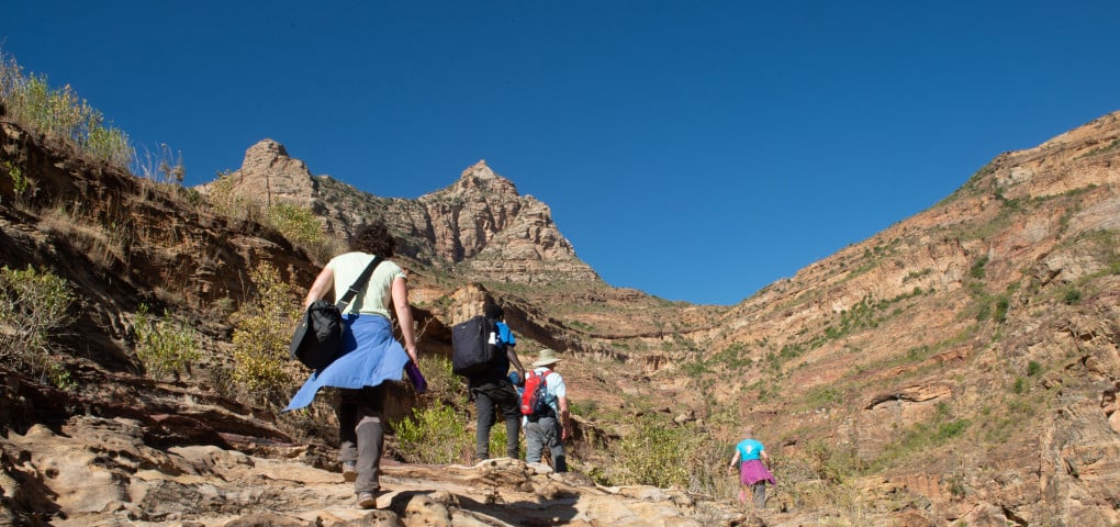 Hiking in Gheralta Mountains, Ethiopia