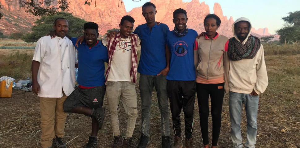 Local Guiding and Camp Team, Gheralta Mountains, Ethiopia