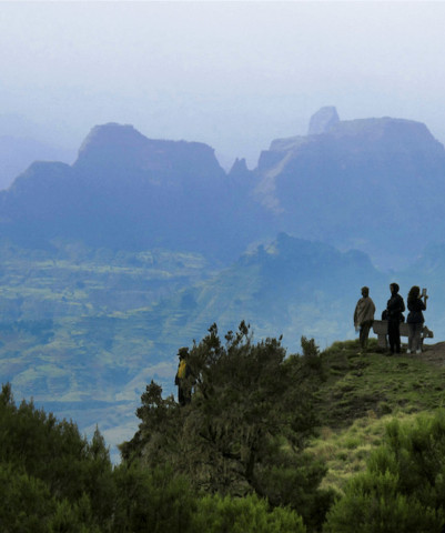 Stunning views in the Simien Mountains, Ethiopia