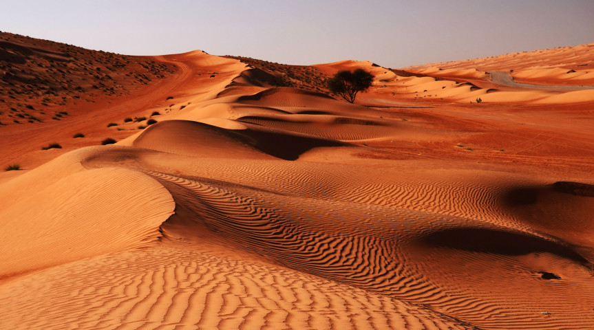 Red desert sands, Oman