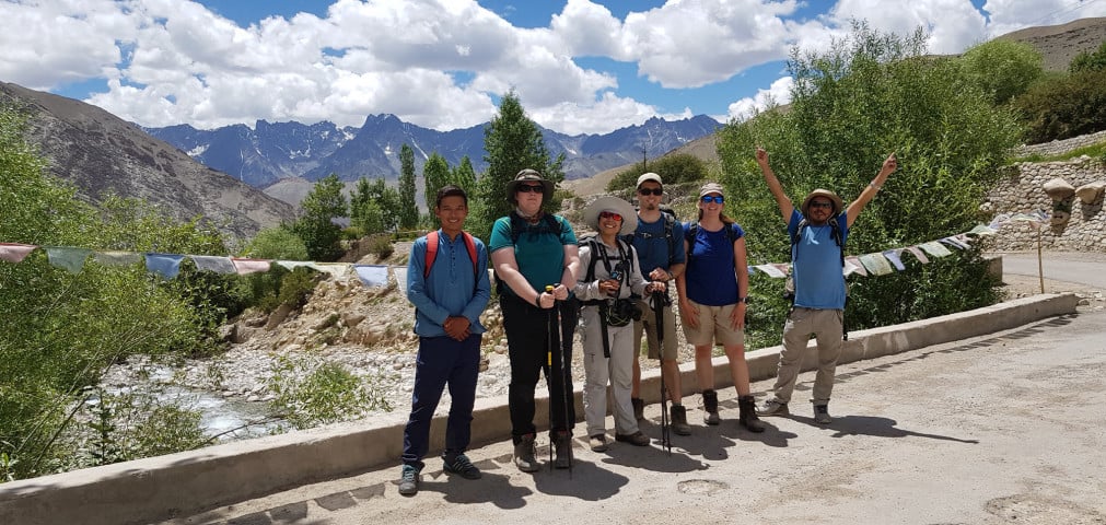 Trekking into Hemis Shukpachen village, Ladakh