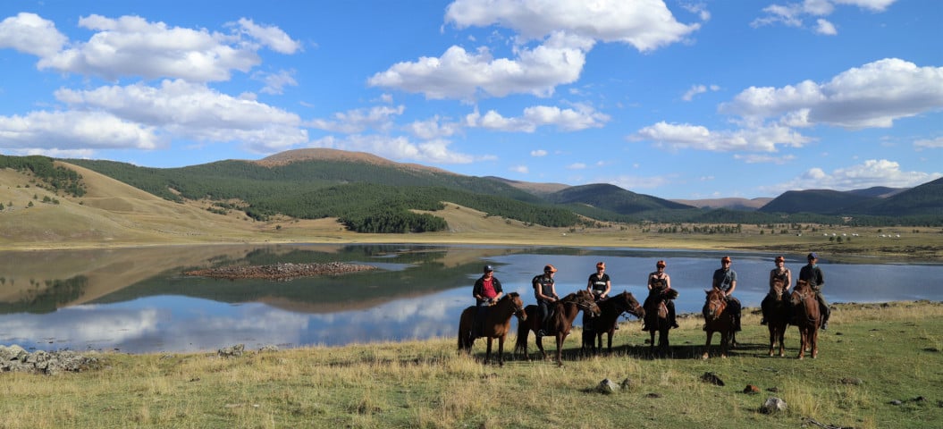Lakeside Riding, Mongolia