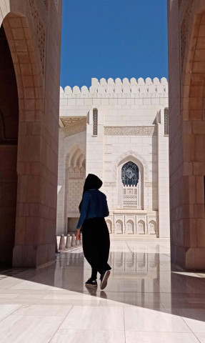 Grand Mosque walls-Muscat-Oman