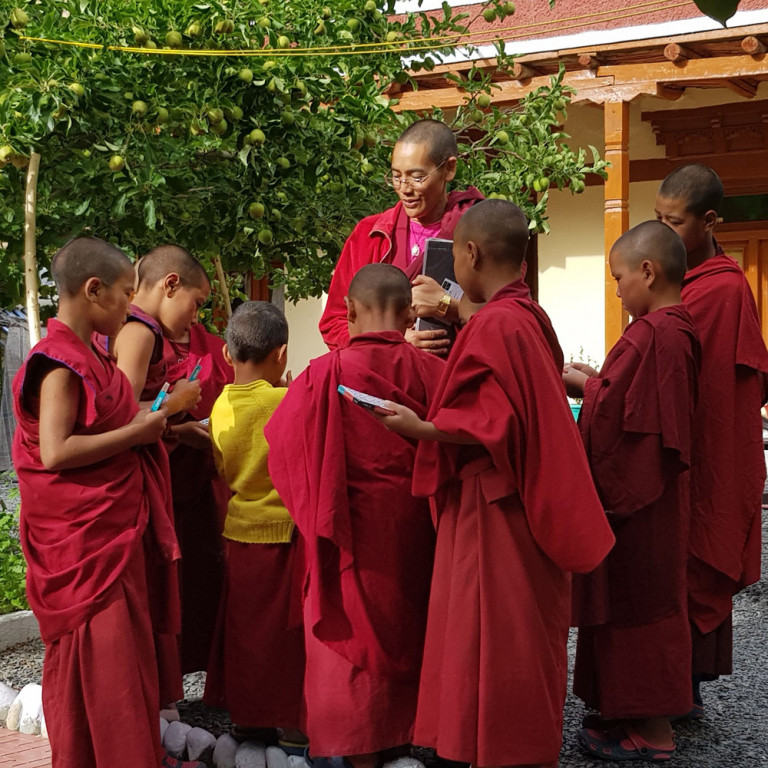 Pupils at Tingmosgang school, Ladakh, India