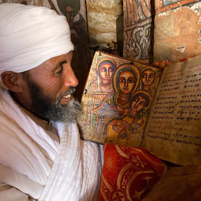 Priest from Rock-hewn Church, Gheralta Mountains, Ethiopia