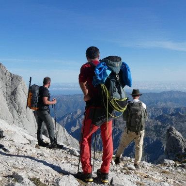 Hiking in the Picos de Europa Mountains, Spain