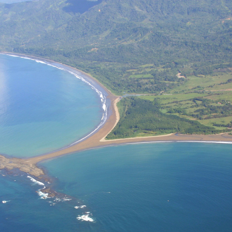 Ballena Beach at Low Tide, Marina Ballena National Park, Costa Rica