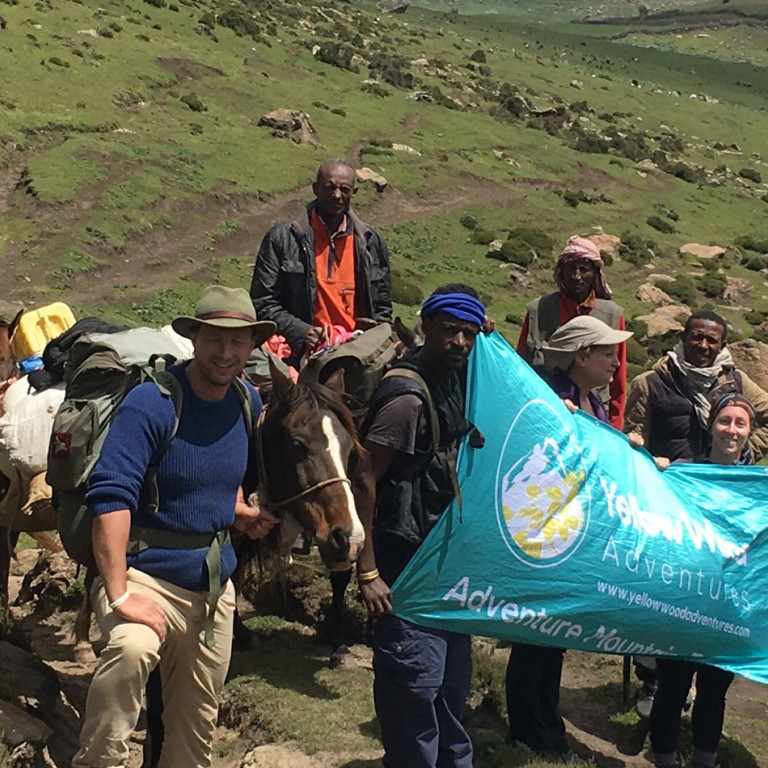 Flying the YellowWood Adventures flag, Wolves of the Bale Mountains