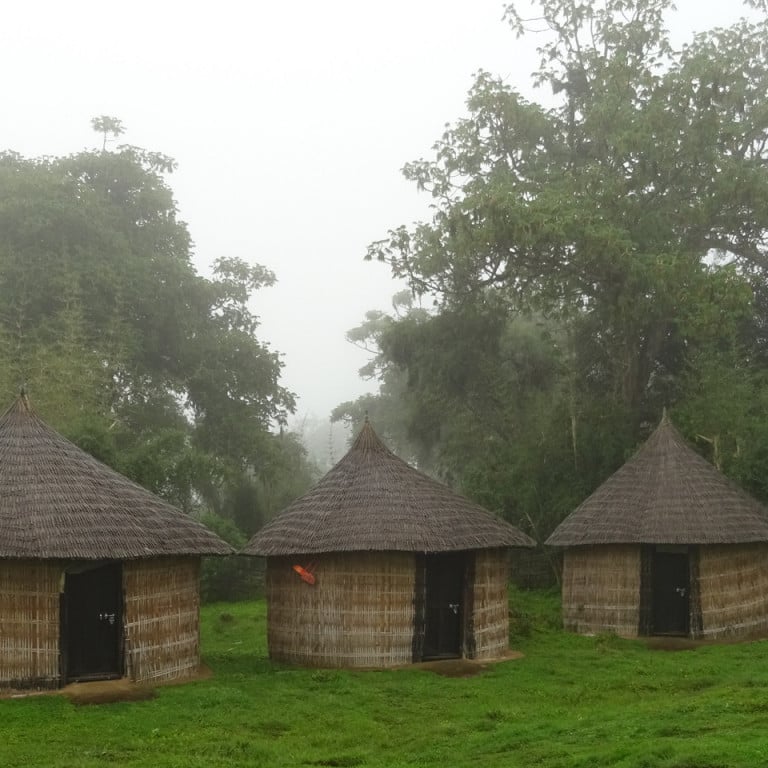 Huts in Bale Mountains National Park, Ethiopia