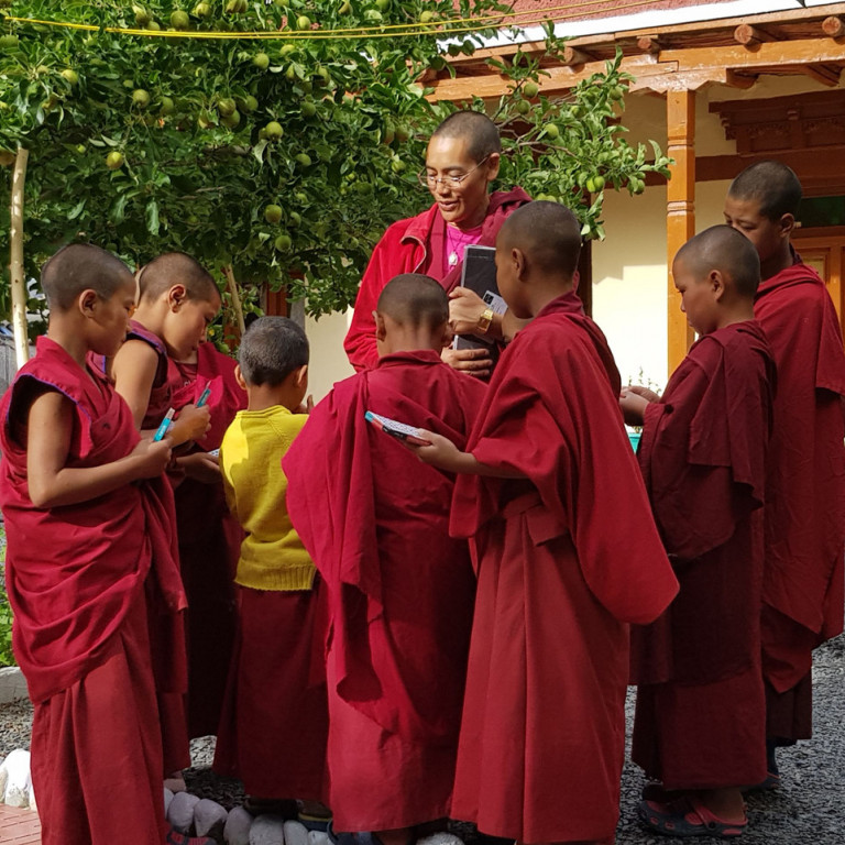 Pupils at Tingmosgang school, Ladakh
