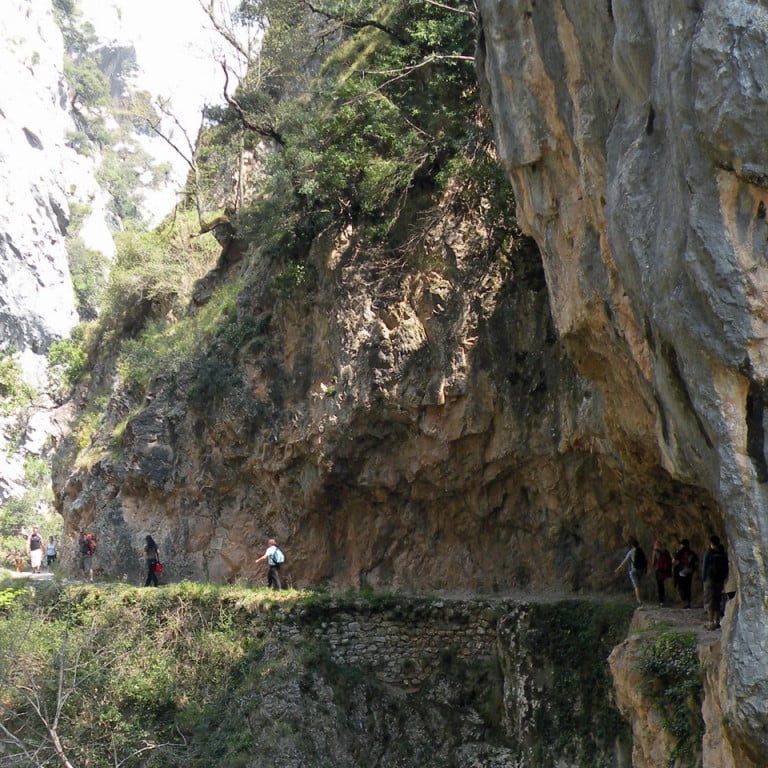Rock Tunnels, Cares Gorge, Picos de Europa, Northern Spain