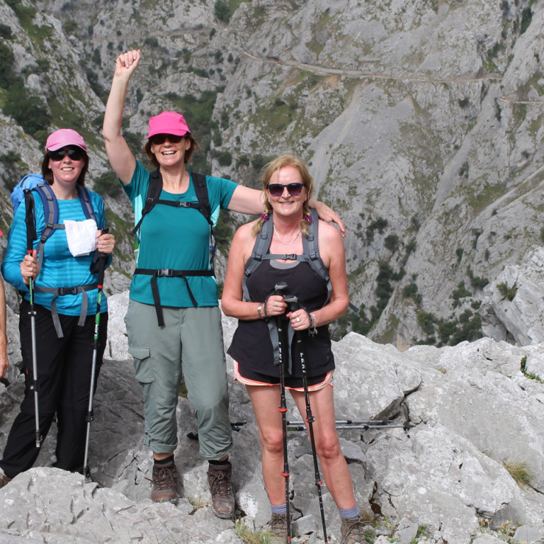 Walkers in the Picos de Europa, Northern Spain