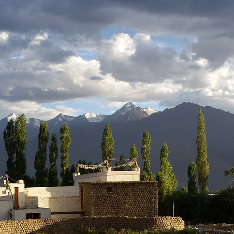 Stok, seen from Leh, Ladakh