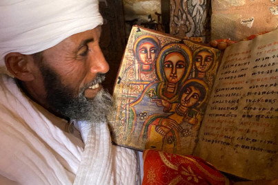 Priest from Rock-hewn Church, Gheralta Mountains, Ethiopia