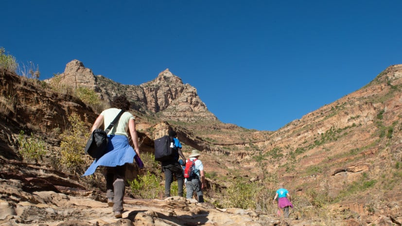 Hiking in Gheralta Mountains, Ethiopia